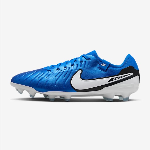 NEW Nike size 8.5 Womens Tiempo Legend 10 Pro AG Soccer Cleats Blue shoes - Picture 1 of 11